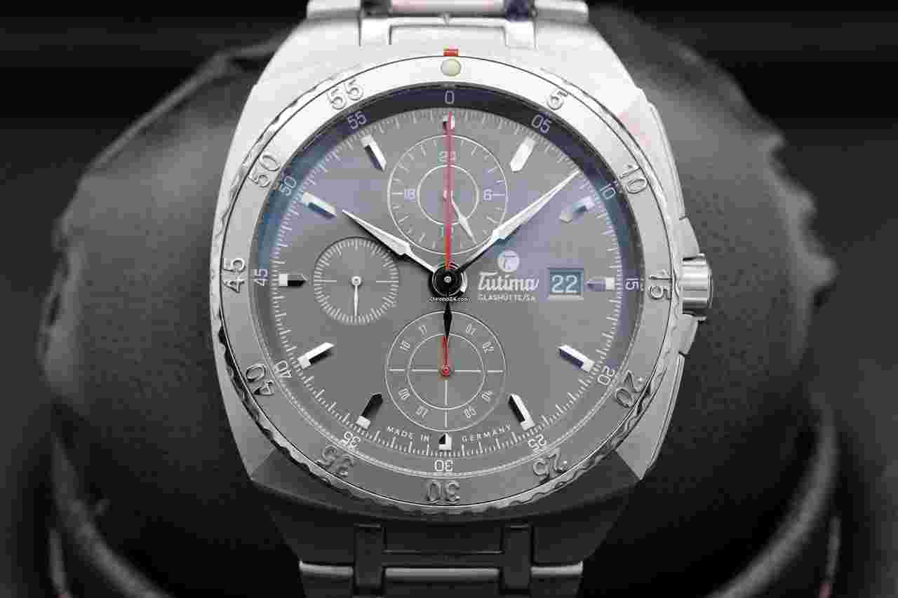 Tutima Saxon One
                           
                                 Chronograph 6420-01 Stainless Steel