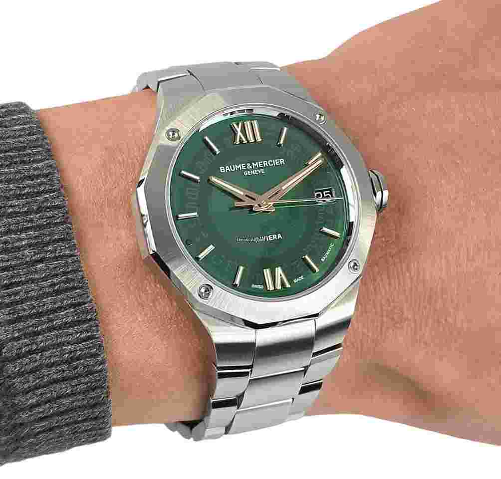 Baume & Mercier Riviera
Automatic Date 39mm Green Sapphire Dial Full Steel M0A10770
