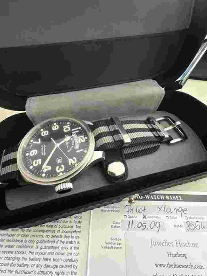 Zeno-Watch Basel OS Pilot Big Zeno-Watch - Armbanduhr - Herren - Chrono - Oversized Pilot