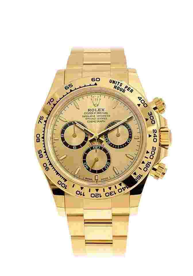 Rolex Daytona Cosmograph Daytona 40mm Yellow Gold Case Golden with Black Counter Rings Dial Yellow Gold Bracelet 126508 UNWORN - Warranty start: 2024