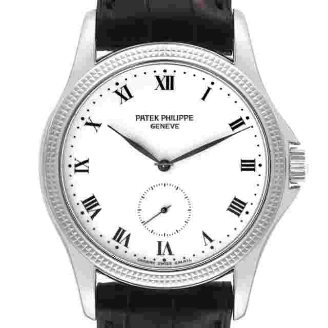 Patek Philippe Calatrava
                           
                                 White Gold White Dial Mens Watch 5115 Box Papers