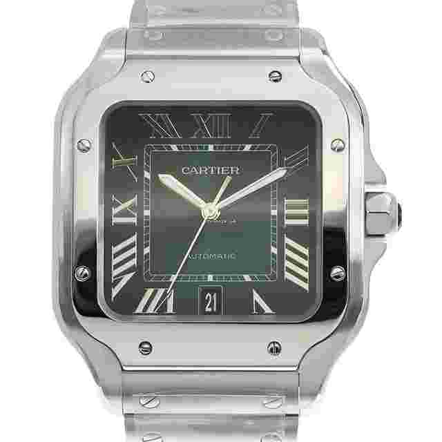 Cartier Santos
                           
                                 (2025 New) Santos de Cartier Watch Steel Green Large Model