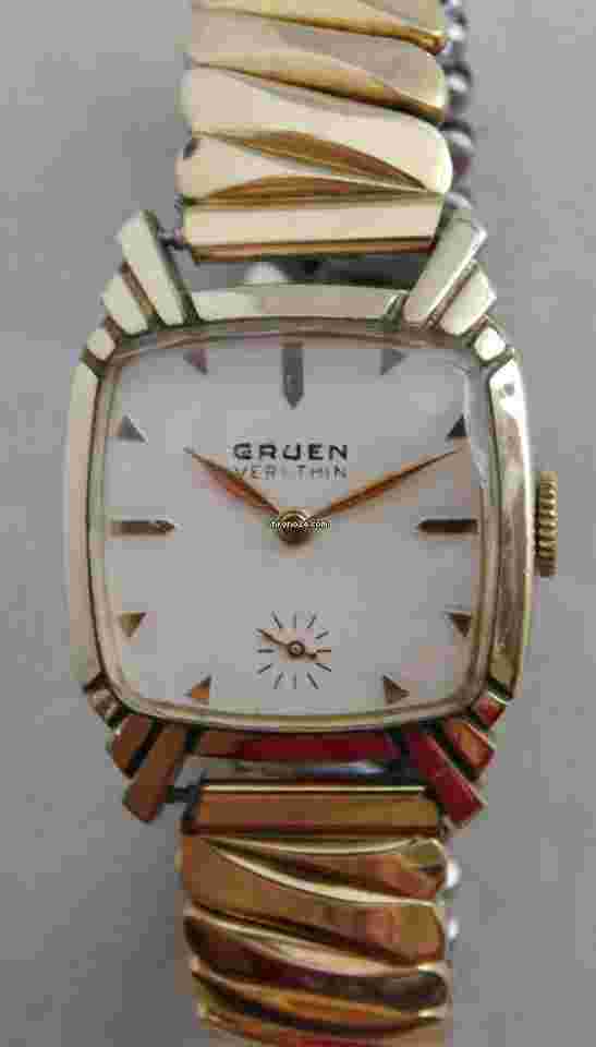 Gruen
                           
                                 Veri-Thin 10k Gold Filled Circa 1940's Manual Wind Mens/Womens Watch....27mm