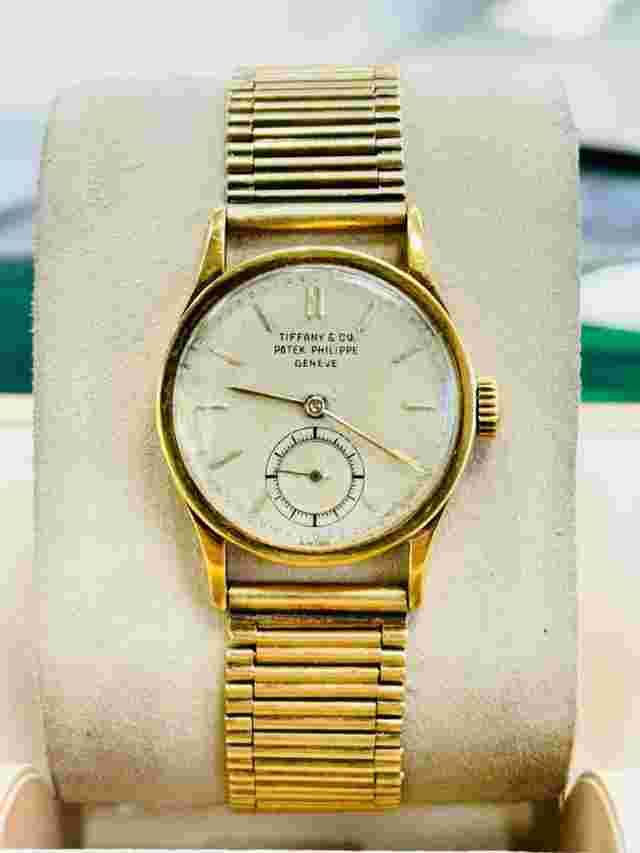 Patek Philippe Calatrava
                           
                                 “Tiffany & Co Dial” Vintage Manual 448 18k Gold 28mm VERY RARE