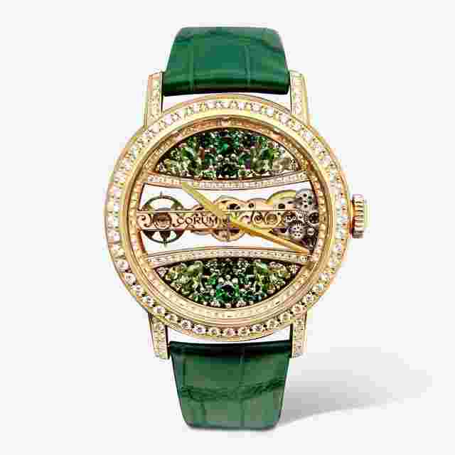 Corum Golden Bridge
                           
                                 Round 39 18K Rose Gold Manual Wind Ladies Watch