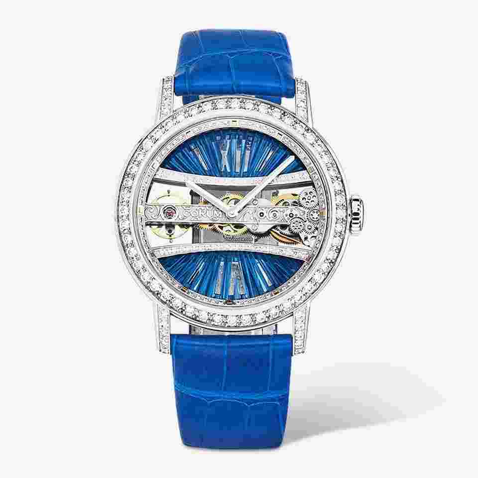 Corum Golden Bridge
Round 39 18K White Gold Manual Wind Ladies Watch