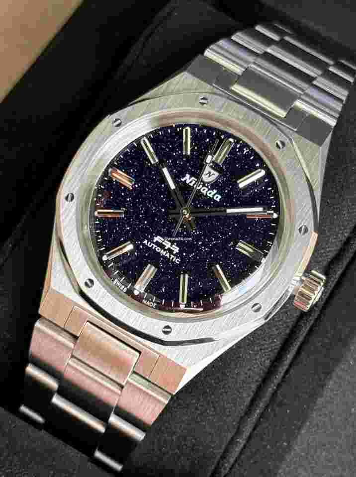 Nivada
                           
                                 Grenchen F77 Dark Blue Avanturine IN STOCK OFFICIAL DEALER