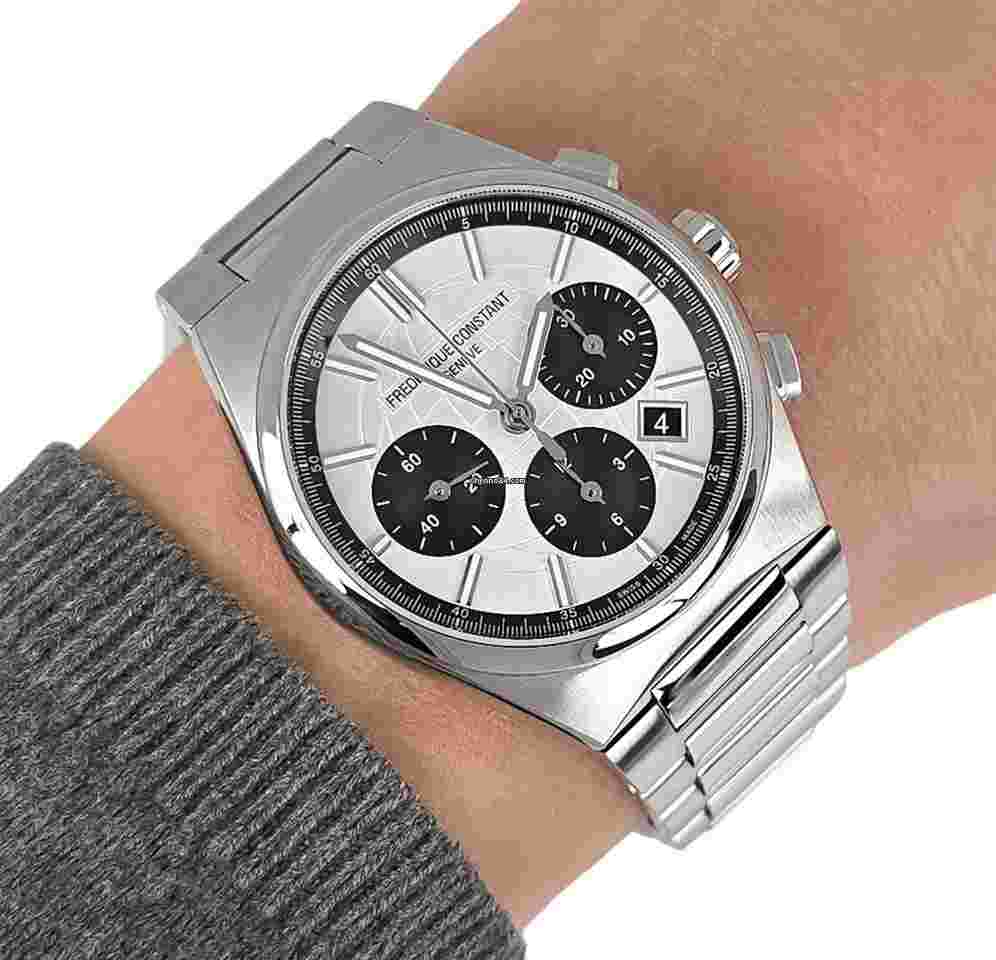 Frederique Constant
Highlife Chronograph Limited Edition 1888 White Dial Black Rubber Strap Steel Bracelet