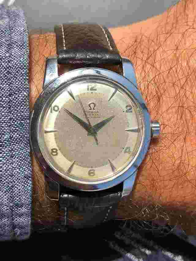 Omega Seamaster
                           
                                 Automatic Seamaster Bumper 2577-14 Dual Tone Dial Cal 28.10 R.A SC PC