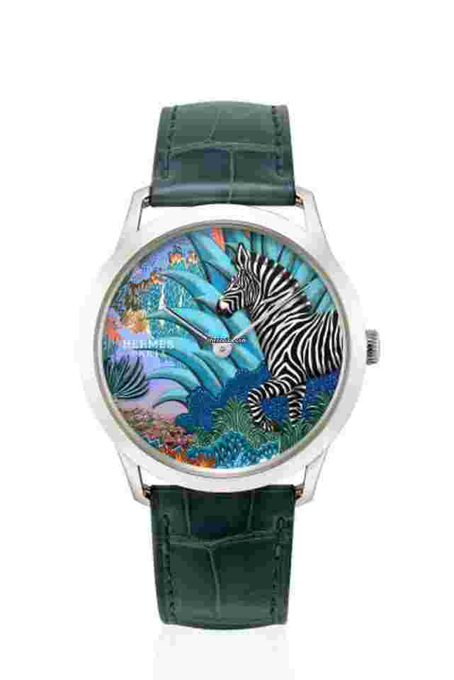 Hermès Slim d'Hermès
MOUNTAIN ZEBRA 40MM CA2.990C 18K WHITE GOLD UNISEX WATCH