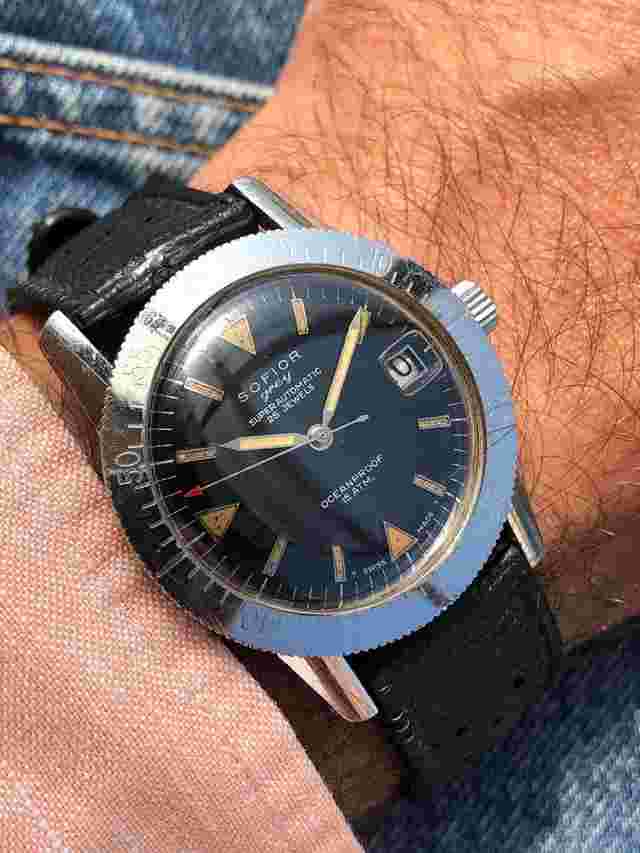 Sofior Grey Super Automatic Sub Sofior Grey Super Automatic Oceanproof,Technos,Titus,Nivada,Diver