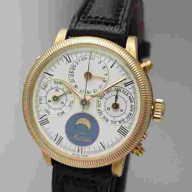 Minerva
                           
                                 130 Anniversary Full Calendar Moonphase chronograph Limited Edition 50 Gold 18k/750 ULTRA