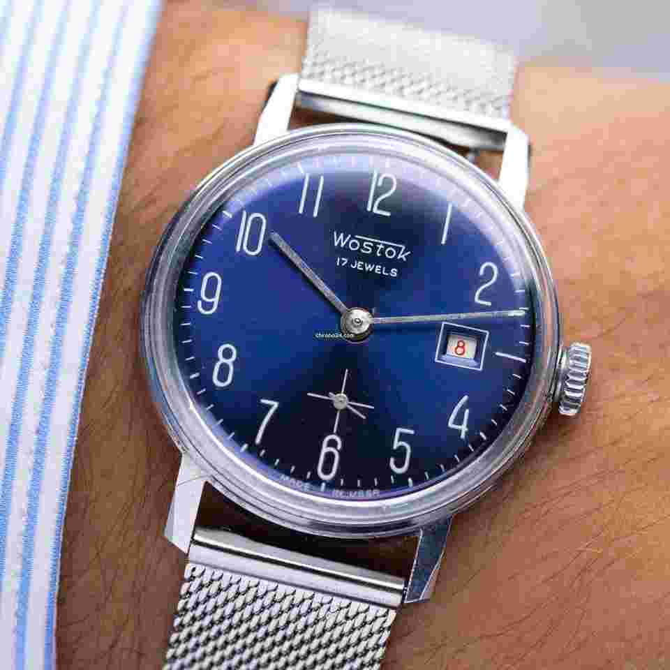 Vostok
Original Navy Blue Dial Cal. 2605 Made in USSR