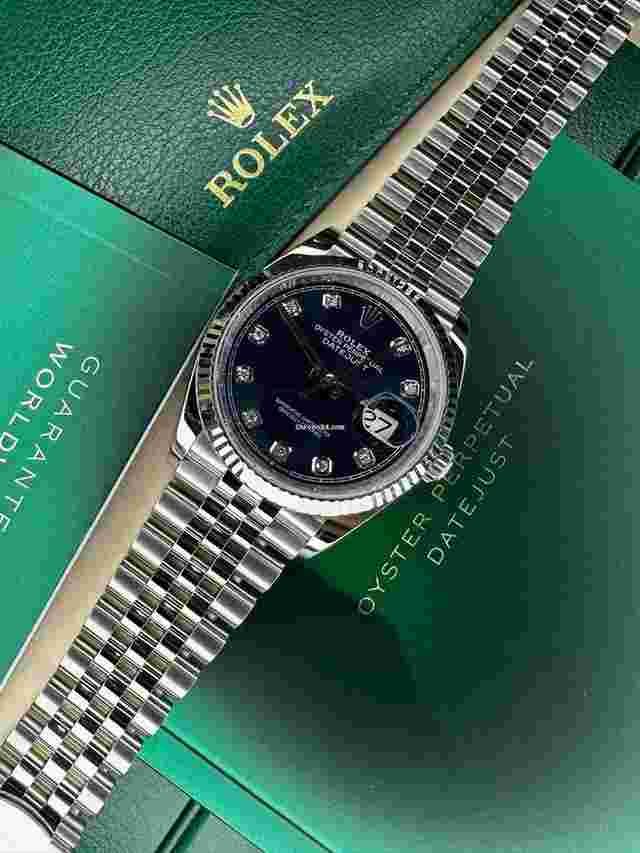 Rolex Datejust 36
                           
                                 Blue Diamond Dial (2022 Box & Papers)