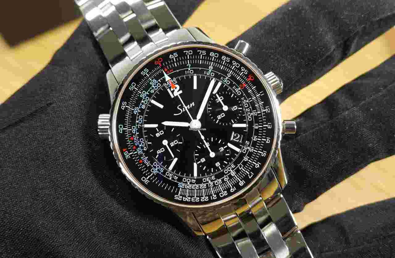 Sinn 903
41 mm 903 ST schwarz Navigationsuhr Navitimer Automatik Ref. 903.041 FULL SET