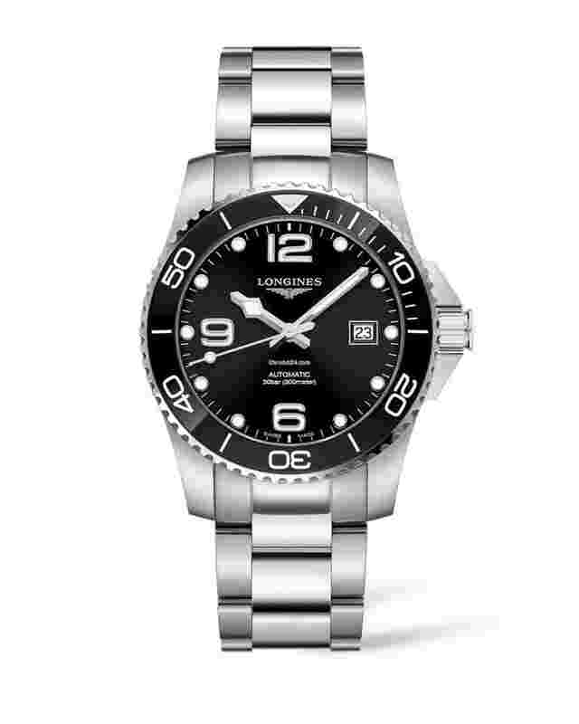 Longines HydroConquest
                           
                                 Automatic 41mm Ref. L3.781.4.56.6 Black Dial Steel Bracelet