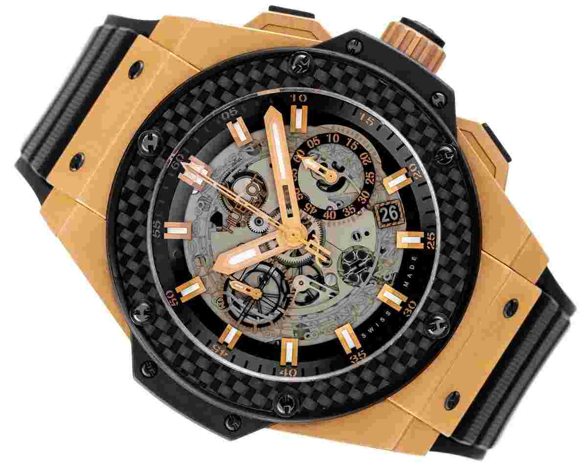 Hublot King Power
                           
                                 Unico Chronograph Rose Gold 18k Carbon Ref. 701.oq.0180.rx