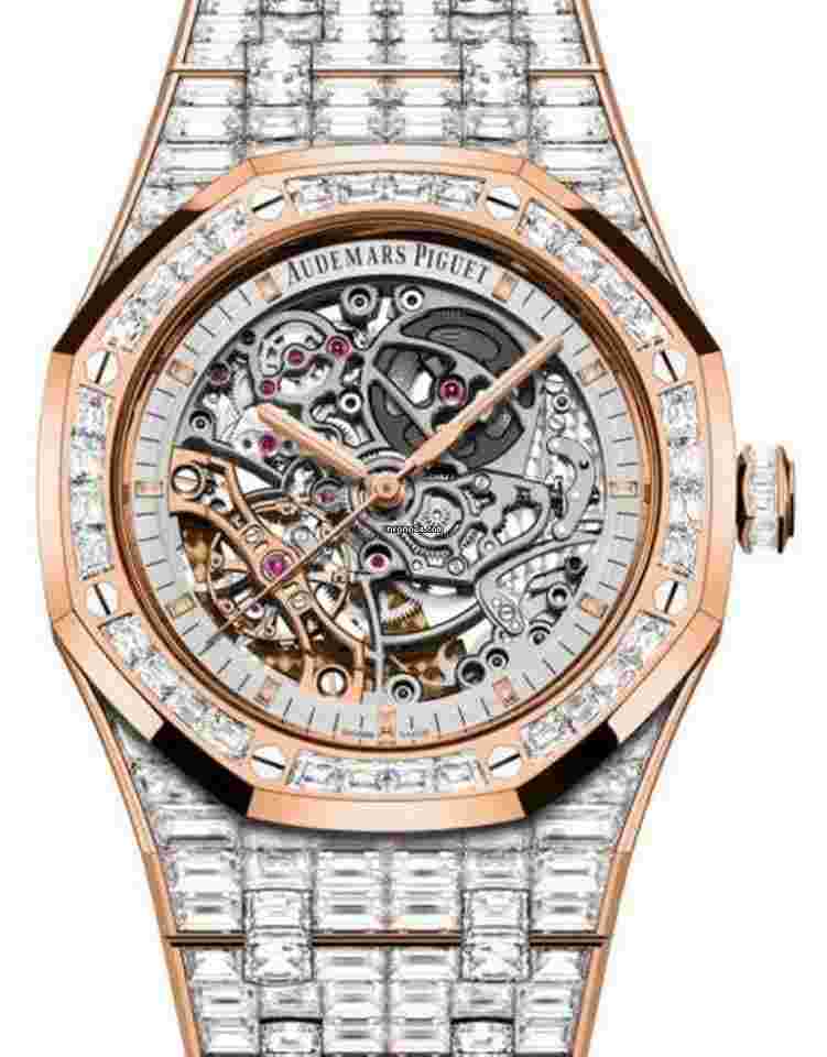 Audemars Piguet
                           
                                 Unworn 2023 Double Balance Wheel Open worked Rose Gold Baguette