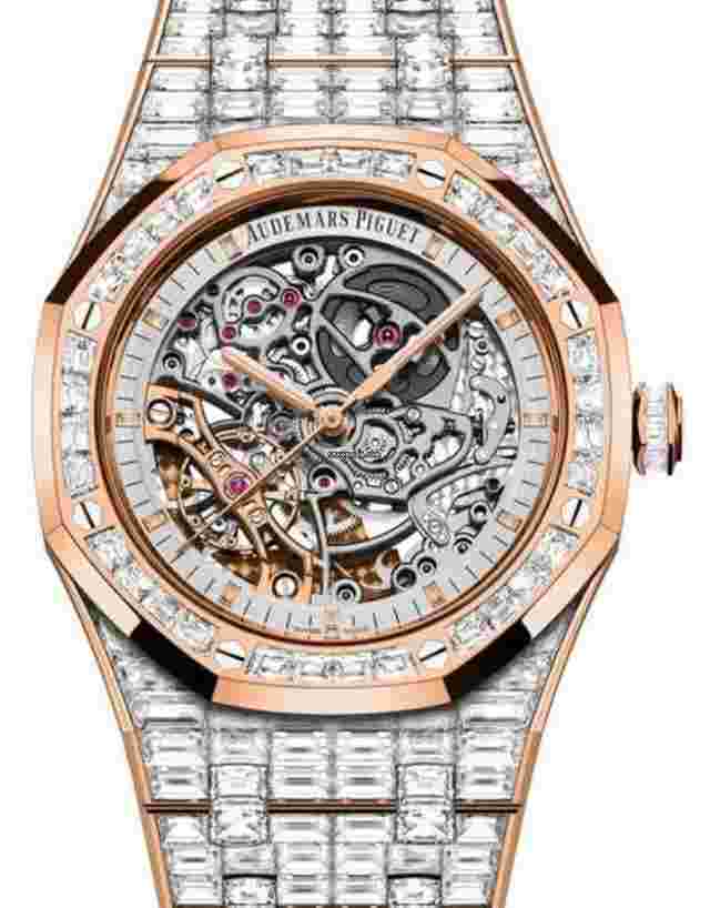 Audemars Piguet
                           
                                 Unworn 2023 Double Balance Wheel Open worked Rose Gold Baguette