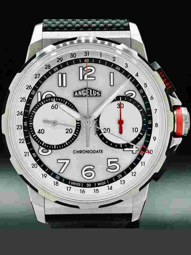 Angelus
                           
                                 0CDYF.W01A.K009B Chronodate Titanium White