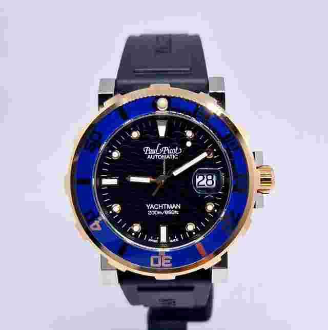 Paul Picot Yachtman
                           
                                 III Date P1151.SRG.B.2604 steel Gold 18 K
