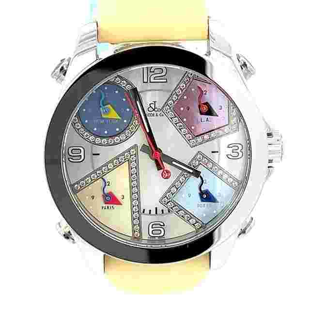 Jacob & Co. Five Time Zone
                           
                                 JC Five Time Zone Diamond Watch