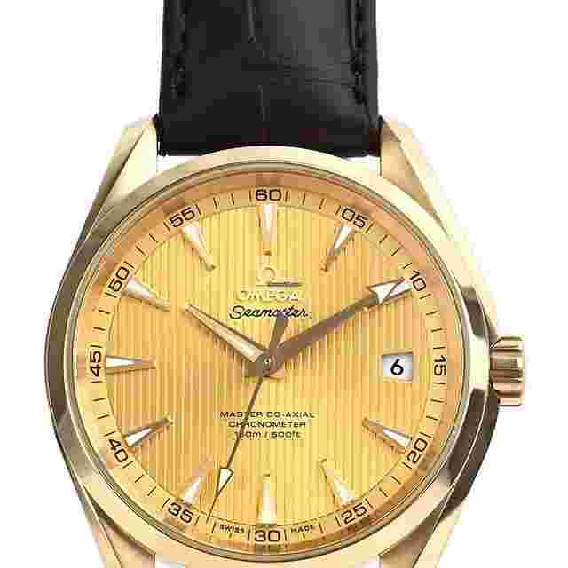 Omega Seamaster Aqua Terra
                           
                                 Yellow gold Date Champagne 42.0mm/Box&Papers / 231.53.42.21.08.001