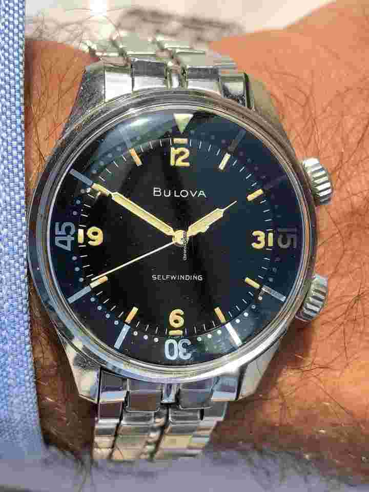 Bulova
                           
                                 Selfwinding Automatic Compressor Nice Condition Dream Cal 11 ALAC Rare Top
