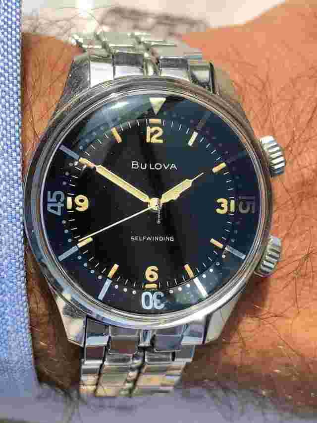 Bulova
                           
                                 Selfwinding Automatic Compressor Nice Condition Dream Cal 11 ALAC Rare Top