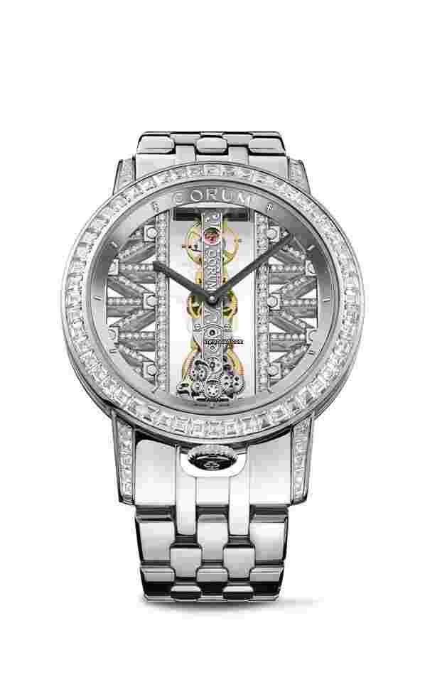 Corum Golden Bridge
43mm White Gold Diamonds Baguette