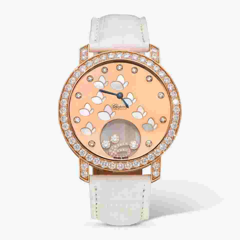 Chopard Happy Diamonds
Sport 18K Rose Gold Diamond Quartz Ladies Watch