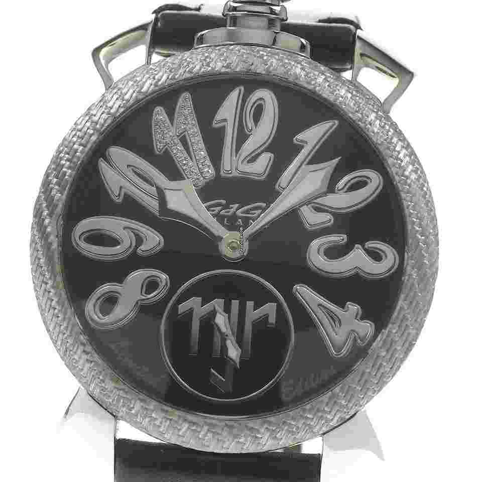 Gaga Milano
                           
                                 5510.NJ.01D Manual winding Steel Fair