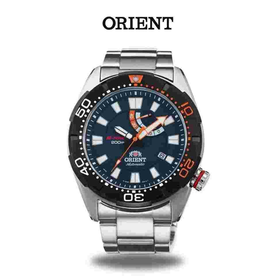 Orient M-Force "Bravo" SEL0A002D Power Reserve 45mm Automatic Diver Men's Watch FULL SET LIMITED UNIT AVAILABLE!!