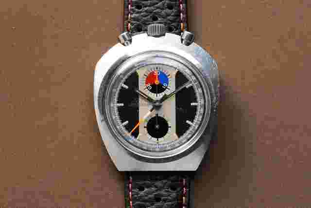 Lemania
                           
                                 Vintage Bullhead Chronograph Ref. 9601 serviced