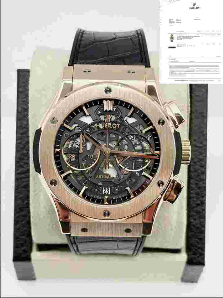 Hublot Classic Fusion Aerofusion
                           
                                 525.ox.0180.lr Classic Fusion Aerofusion Chronograph 45mm 18k Rose Gold