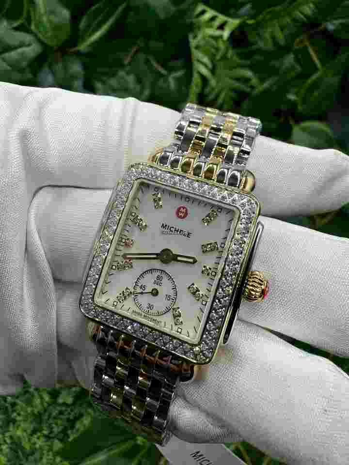 Michele Deco
                           
                                 Women's Watch Deco Mid Diamond Two-tone MWW06V000123