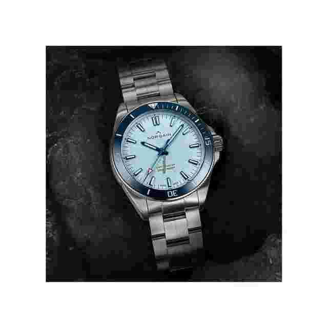 Norqain
                           
                                 Neverest Glacier 40mm Limited edition Ice Blue dial ref. NN1001SC2CA/IAGL109