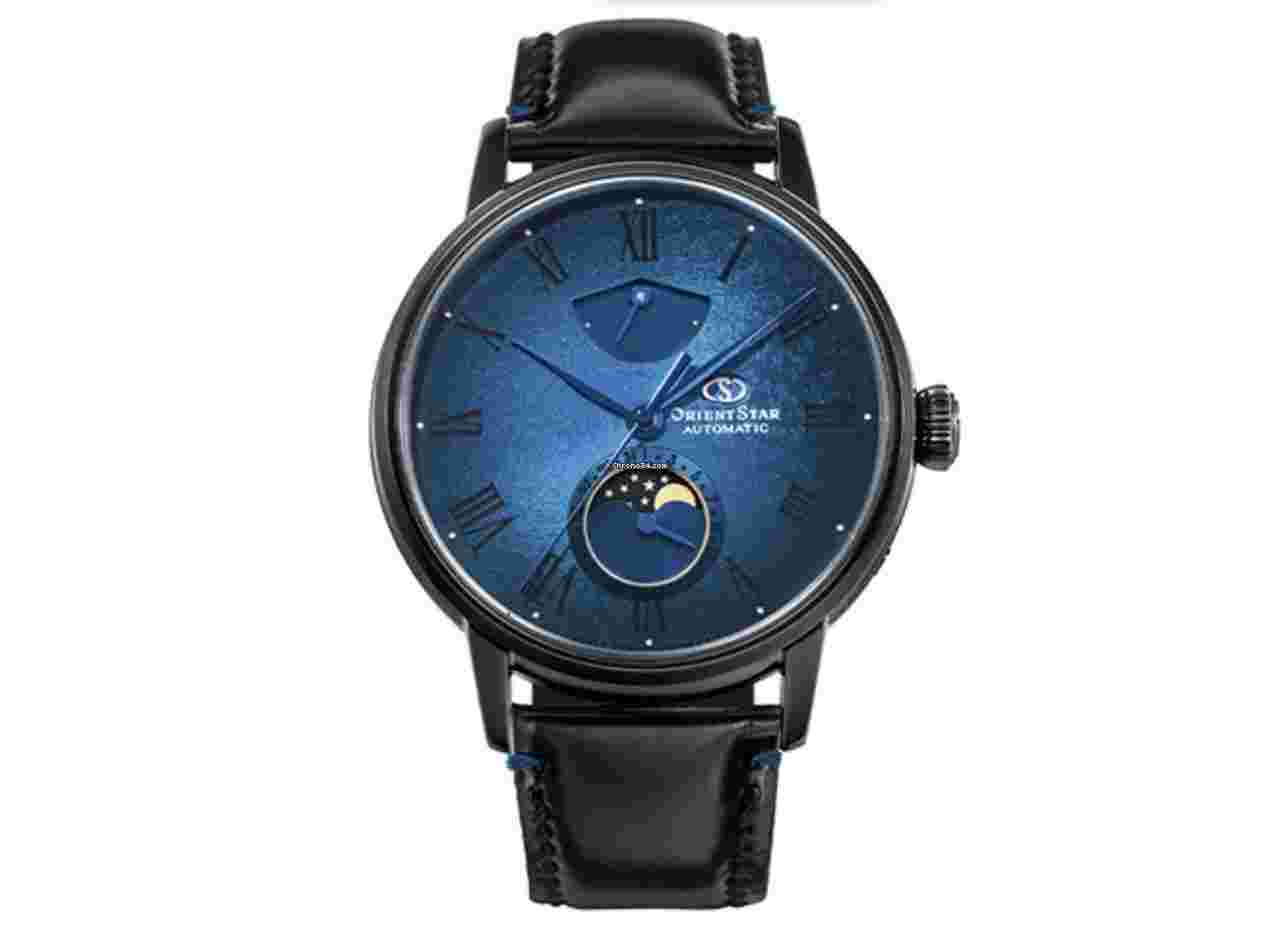 Orient Star
                           
                                 RE-AY0119L (LIMITED EDITION 80PCS) M45 F7 Mechanical Moon Phase Model Blue Gradation