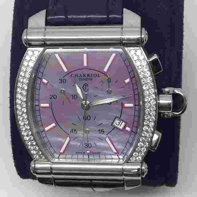 Charriol
                           
                                 Chrono Tonneau Diamonds