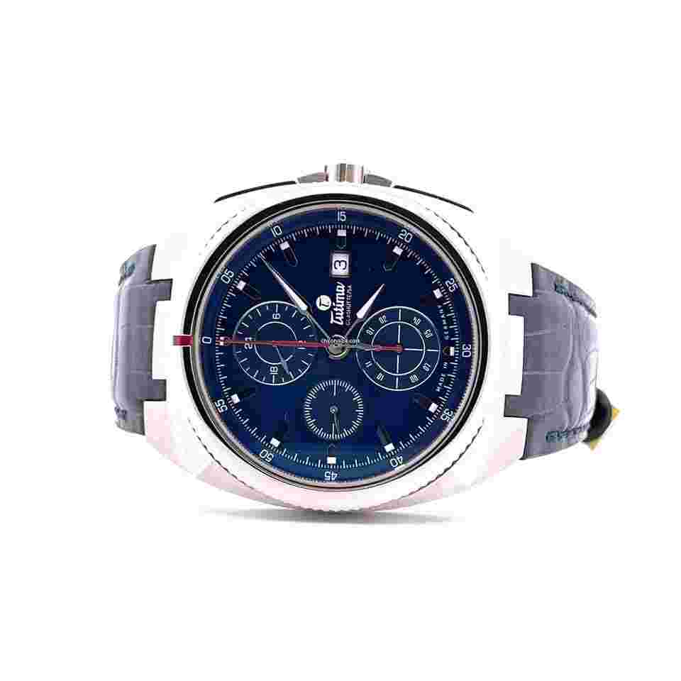 Tutima Saxon One
                           
                                 Chronograph Royal Blue / Steel / New / Unworn / Full Set / 2024