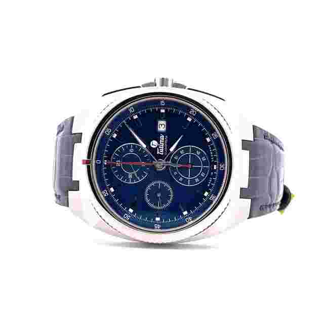 Tutima Saxon One
                           
                                 Chronograph Royal Blue / Steel / New / Unworn / Full Set / 2024
