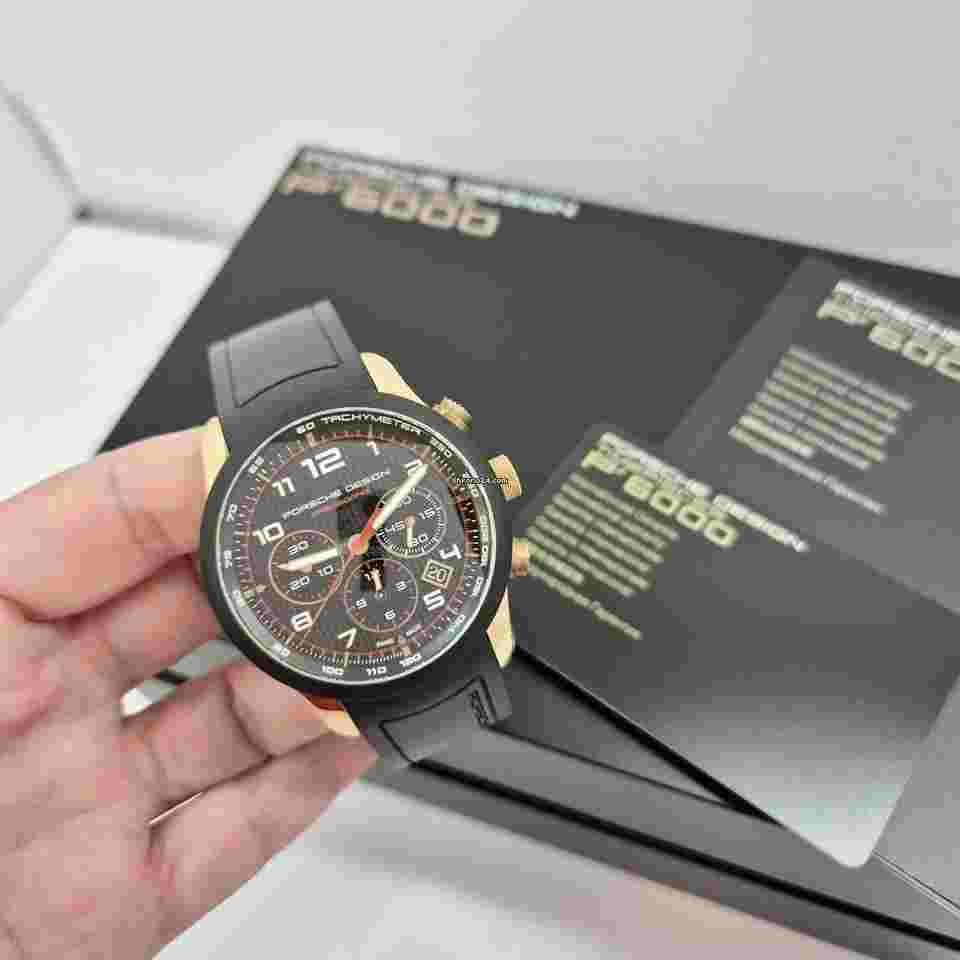 Porsche Design Dashboard
                           
                                 Ouro Rosé 42mm Automático Completo