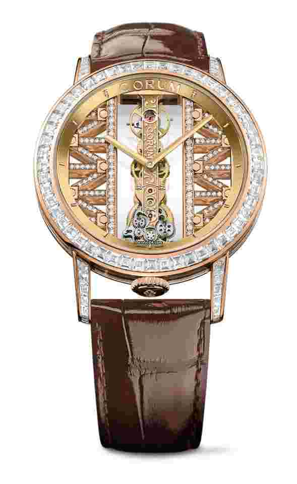 Corum Golden Bridge
43mm Rose Gold Diamond Baguette
