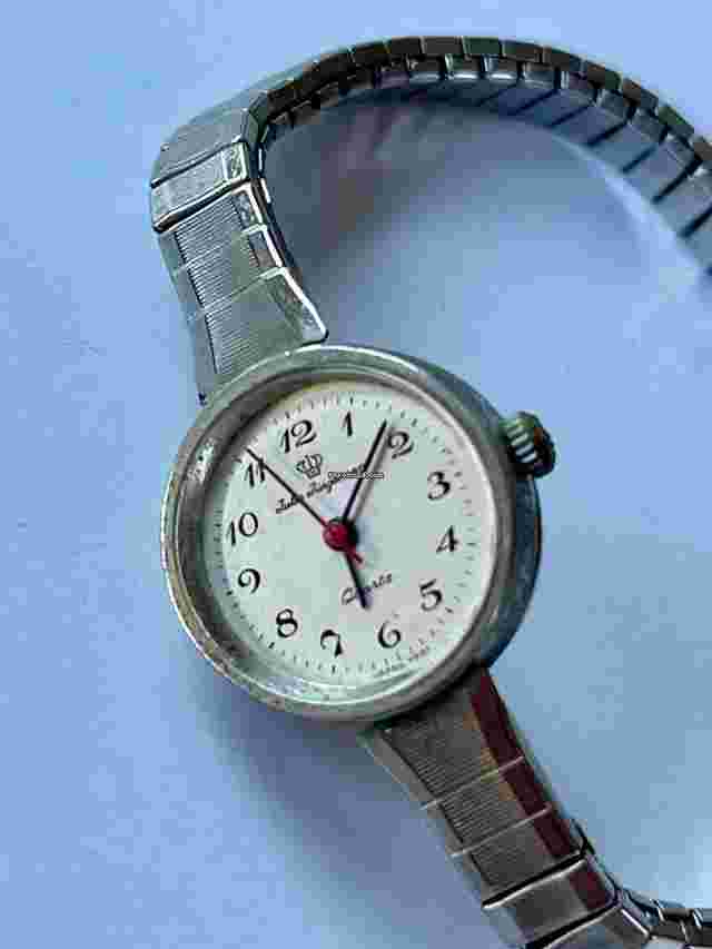 Jules Jürgensen
                           
                                 Art Deco Style Ladies Stainless Steel Vintage