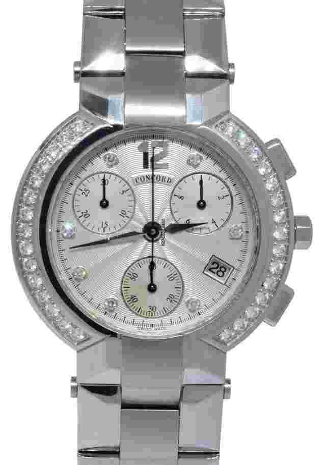 Concord La Scala
                           
                                 Chronograph Steel Diamond 38mm Quartz Watch 14.C5.1891 S