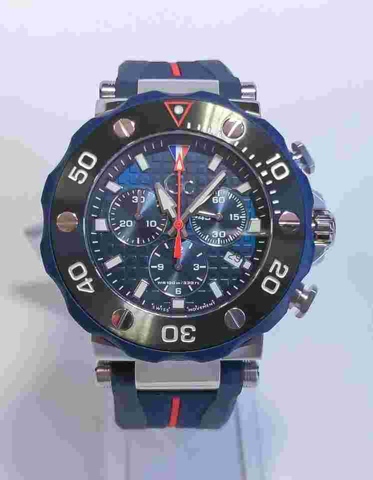 Guess GC (Guess Collection) Luxury Watches Divercode Chrono Silicone Francia Y63005G7MF Edición Limitada 1000 unidades
