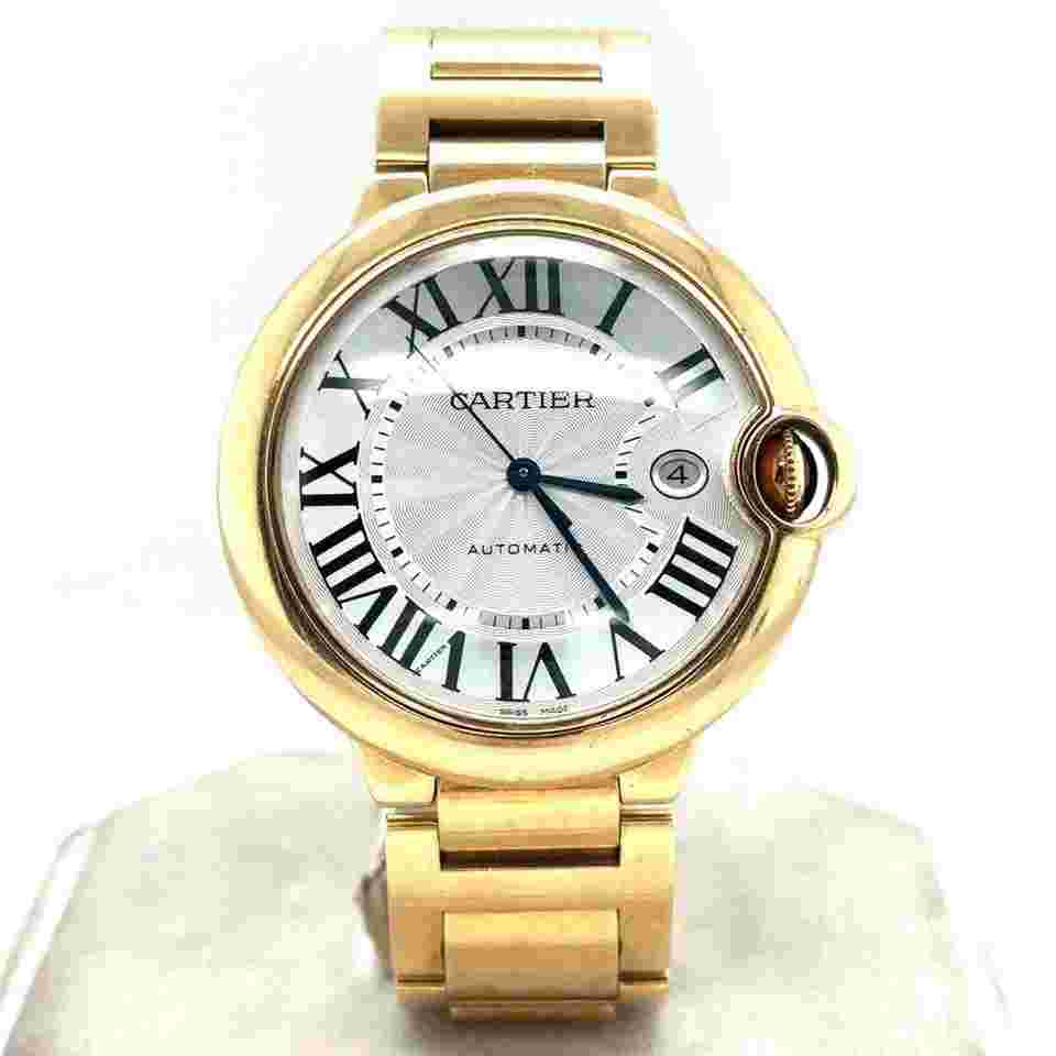Cartier Ballon Bleu 42mm
Large Model Automatic 18k Yellow Gold Men's Watch W69005Z2