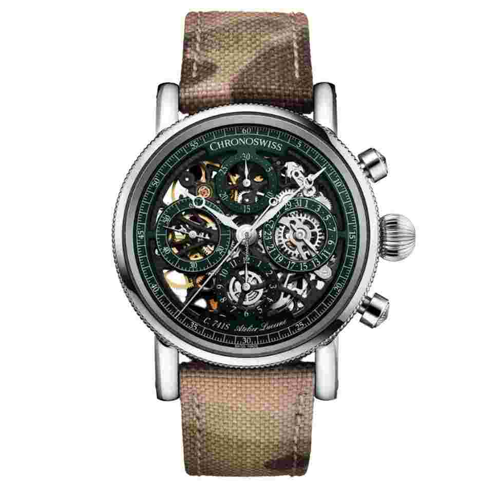 Chronoswiss Opus
Chronograph in Titanium CH-7543T.1S-DGR