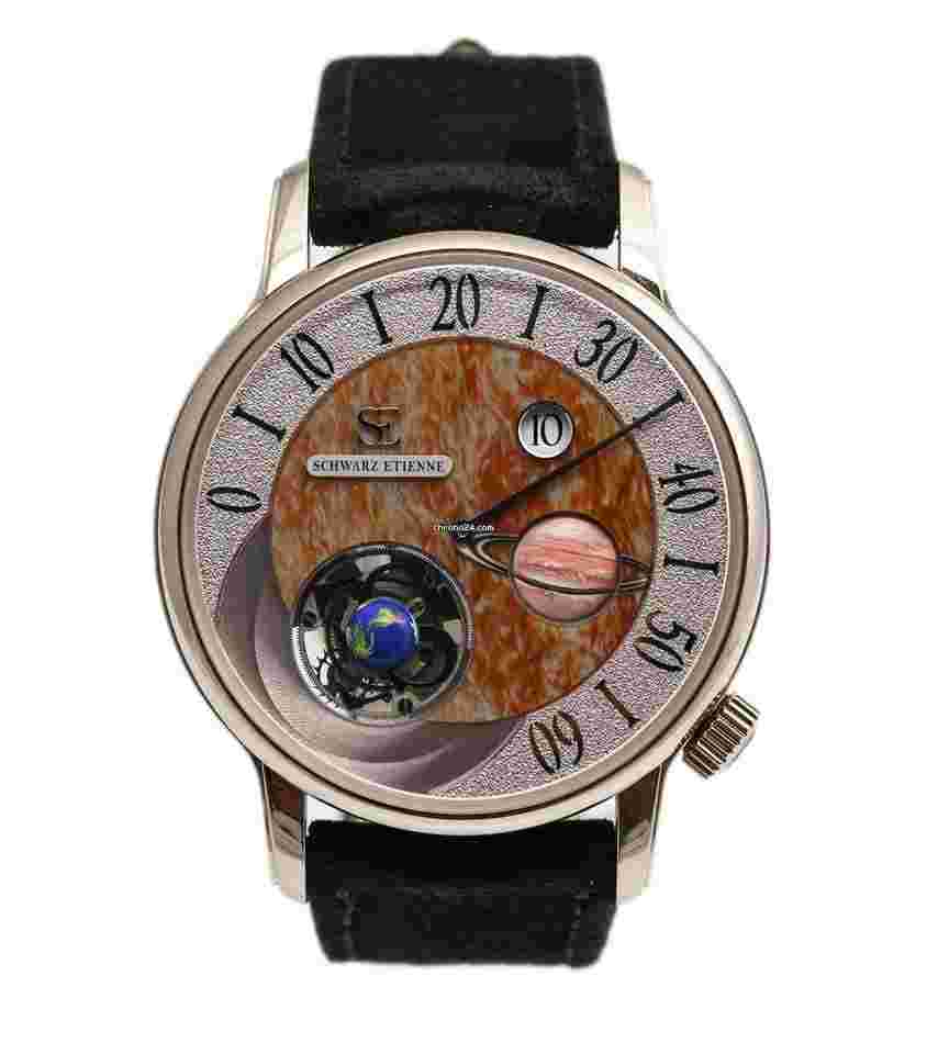 Schwarz Etienne
                           
                                 Tourbillon White Gold Jump hour Retrograde Minutes