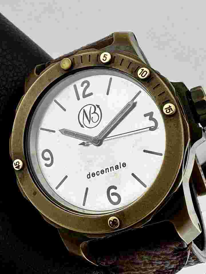 Ennebi MICTOFO BRONZO DECCENALE REF 13210 LIMITED EDITION 60 PIECES 46MM AUTO